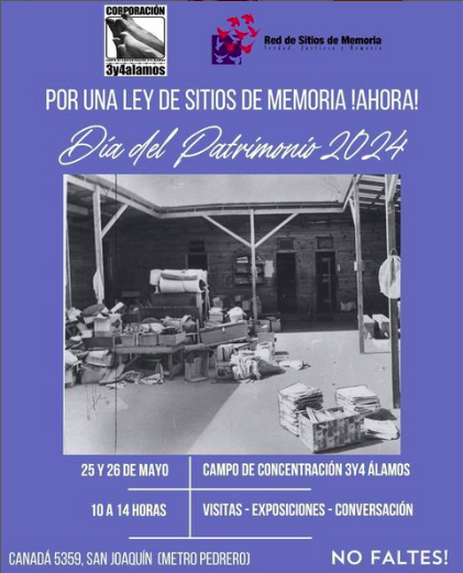 DIA DE LOS PATRIMONIOS: 3Y4 Álamos. Monumento Nacional en categoría de Monumento Histórico (2012; 2016; 2017)